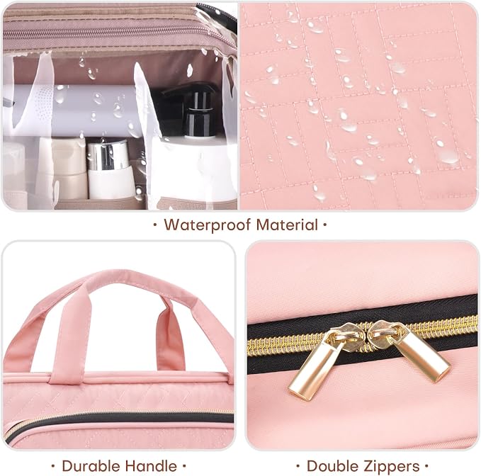 8L Travel Toiletry Bag with Jewelry Organizer - Image 4