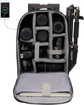 CADeN Camera Backpack Bag with Laptop Compartment 15.6" by CADeN
