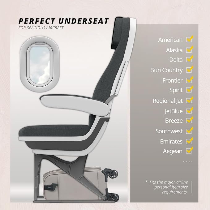 Verage Underseat Carry On Luggage - Image 6