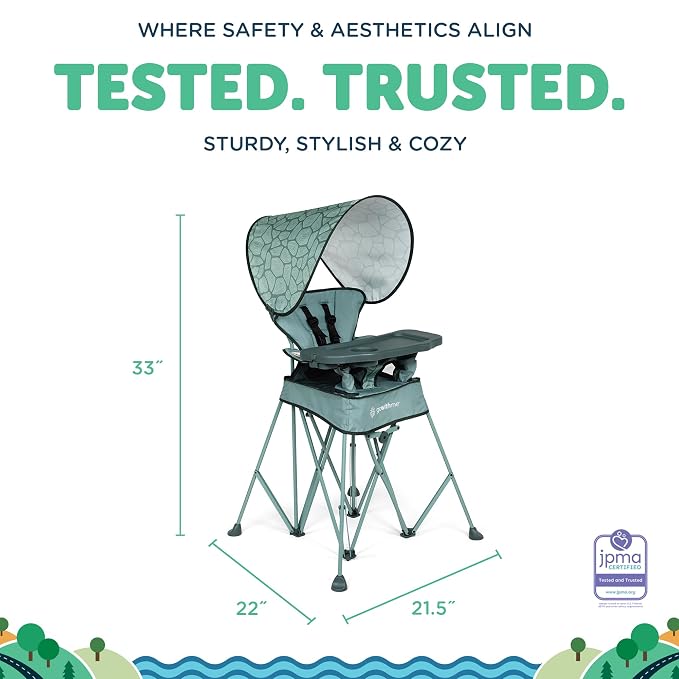 Baby Delight Go with Me Uplift Deluxe Portable High Chair | Travel High Chair | - Image 4