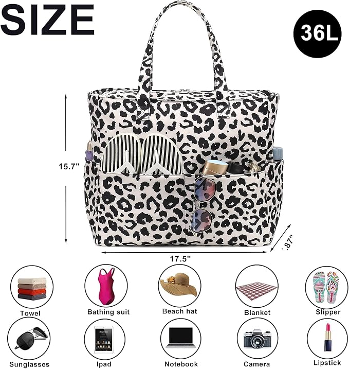 Waterproof Beach Tote Pool Bags - Image 7
