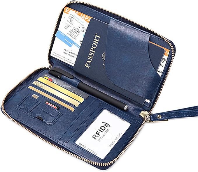 Multi-Function RFID Travel Passport Wallet - Image 2
