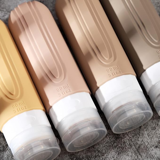 Travel Bottles for Toiletries, Tsa Approved 3oz Travel Size Containers BPA Free - Image 5
