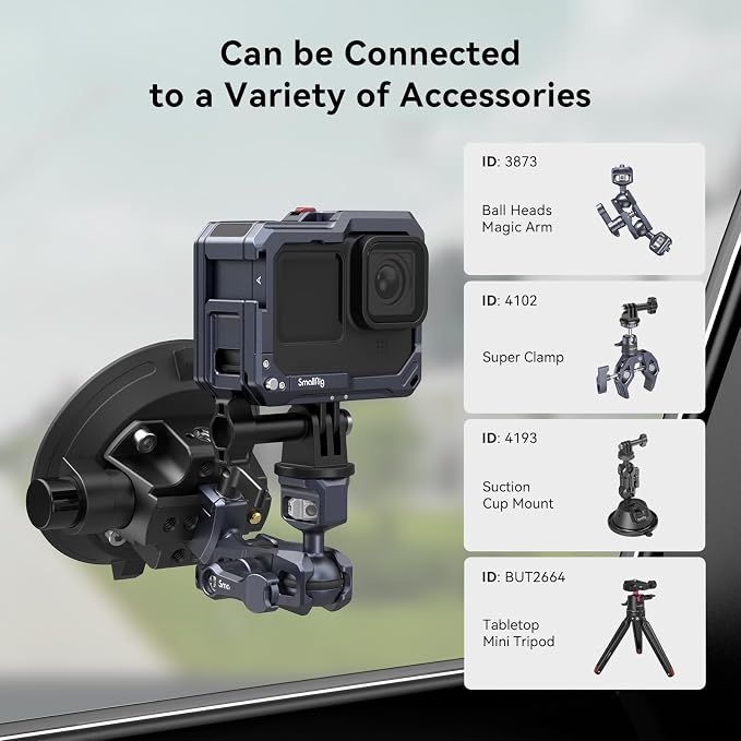 SMALLRIG Hero13 / Hero12 / Hero11 / Hero 10 / Hero 9 Black Cage - Image 6