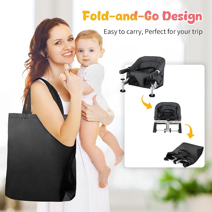 Toogel Hook on High Chair: Portable & Foldable High Chair - Image 5