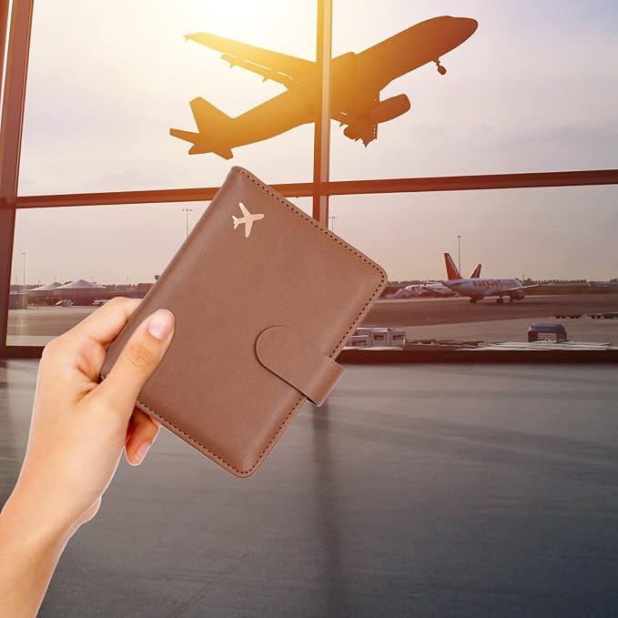 Melsbrinna Premium Leather Passport Holder Covers Case, Waterproof Rfid - Image 6