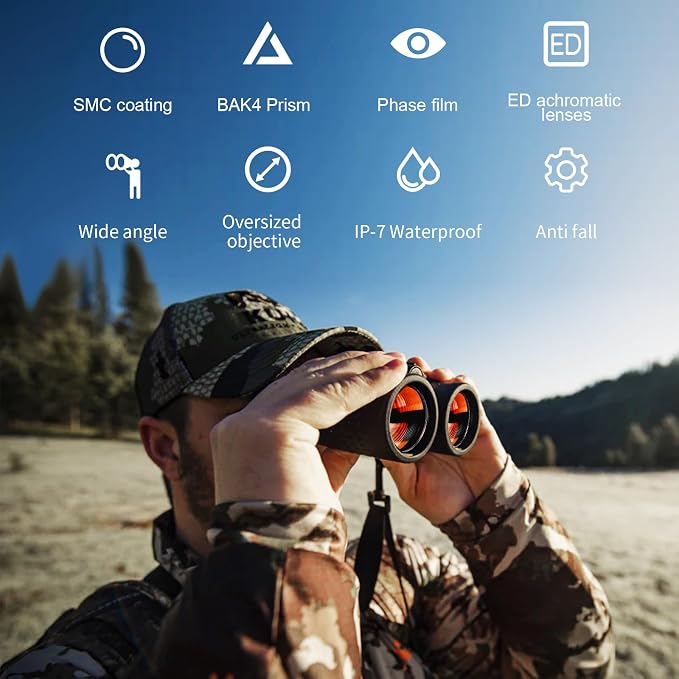 ED HD Binoculars 8x42 for Adults, Waterproof & Fogproof - Image 8