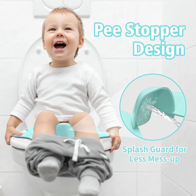 SKYROKU Foldable Kids Toilet Seat – Portable & Anti-Slip Travel Potty Training - Image 4