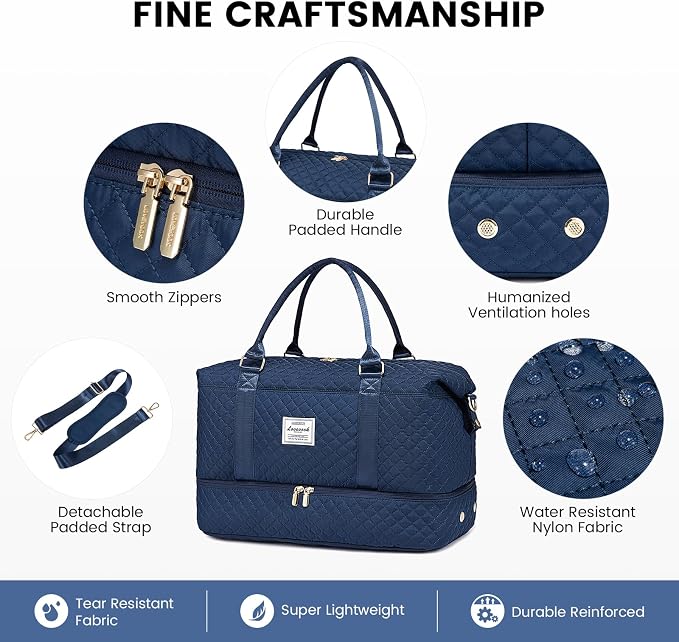 LOVEVOOK Travel Duffle Bag, Weekender Bags - Image 6