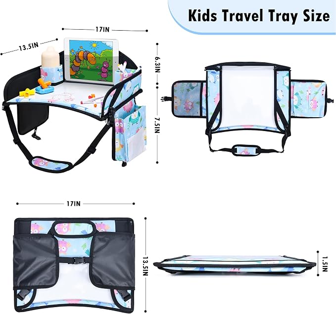Kids Travel Tray, Car Seat Tray - Image 8