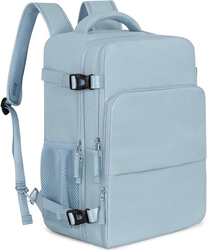 Travel Backpack for Women Men, Travel Laptop Backpack w/USB Charging Port by EnhanceYourTravelExperience