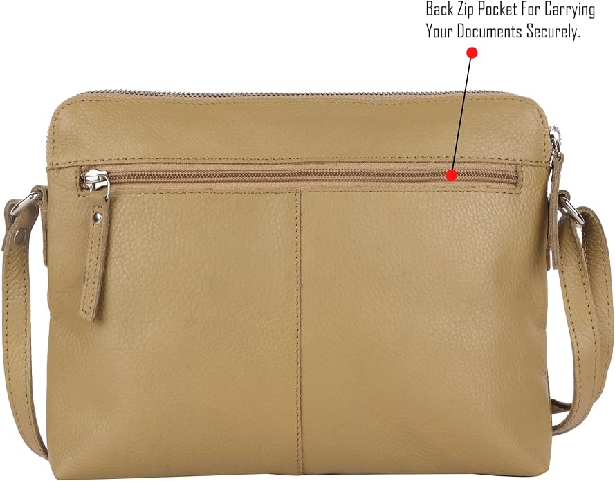 Wise Owl Accessories Small Soft Pebbled Real Leather Crossbody Handbags Purses - Image 4