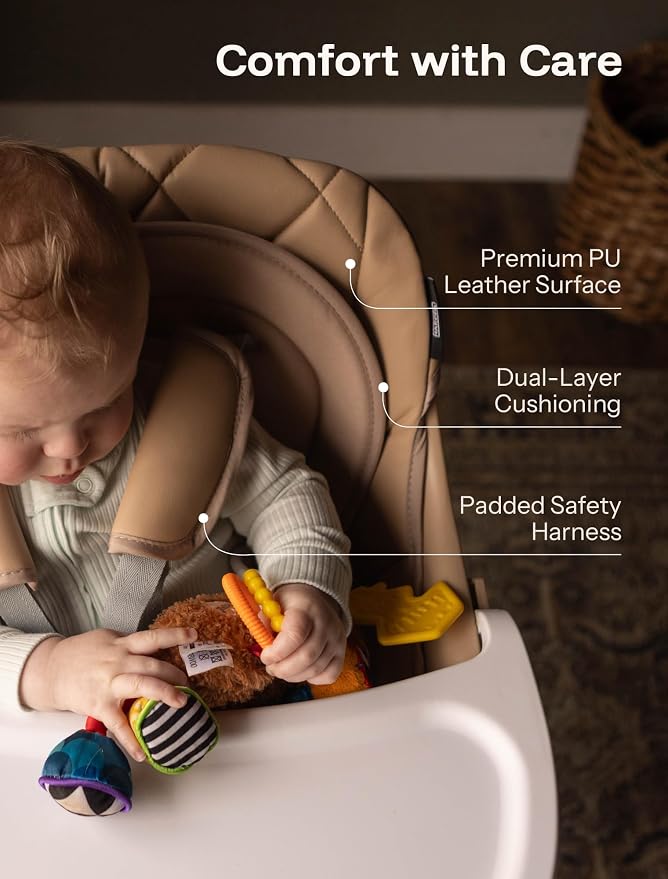 HARPPA 6 in 1 Baby High Chair, Convertible Infant Feeding Chair - Image 8