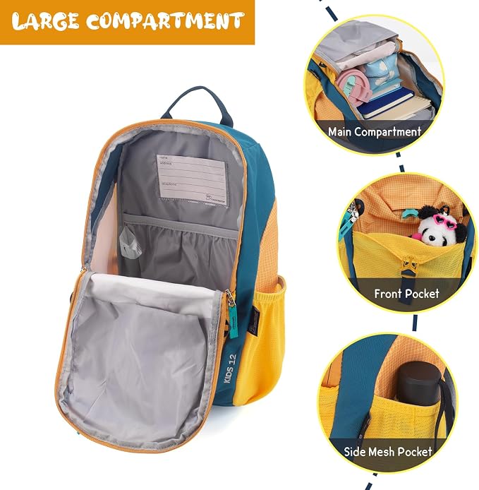 MOUNTAINTOP Kids Backpack 12L Toddler Hiking Backpack, Kindergarten Preschool - Image 7
