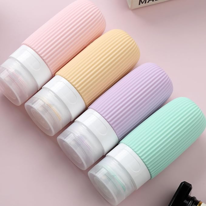 Travel Bottles for Toiletries, Tsa Approved 2oz Travel Bottles, BPA Free Leak - Image 6