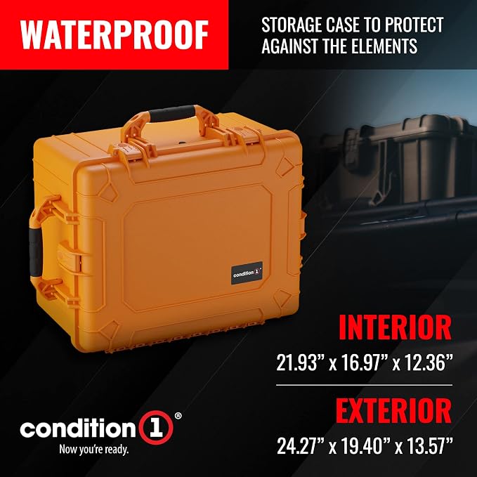 Condition 1 25" Large Heavy-Duty Protective Waterproof Hard Case, Model 024 - Image 2