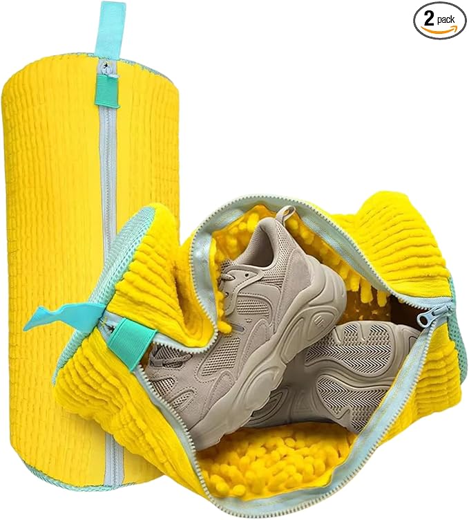 2-Pack Shoe Laundry Bags for Washer & Dryer – Reusable Sneaker laundry Bag by Unknown