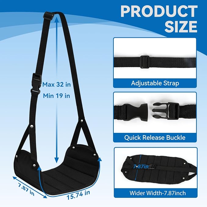 Foot Hammock for Plane Travel - Image 5