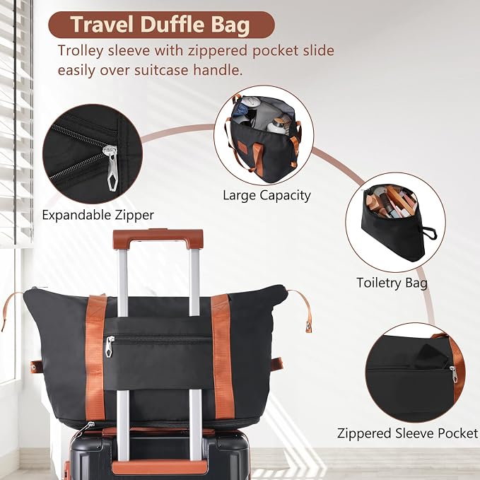 Merax Luggage Set 3 Piece Carry on Luggage, Lightweight Durable Suitcases - Image 5