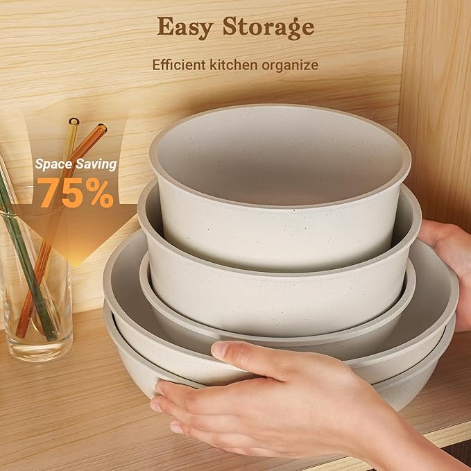 15Pcs Pots and Pans Set Non Stick, Cookware Sets - Image 5