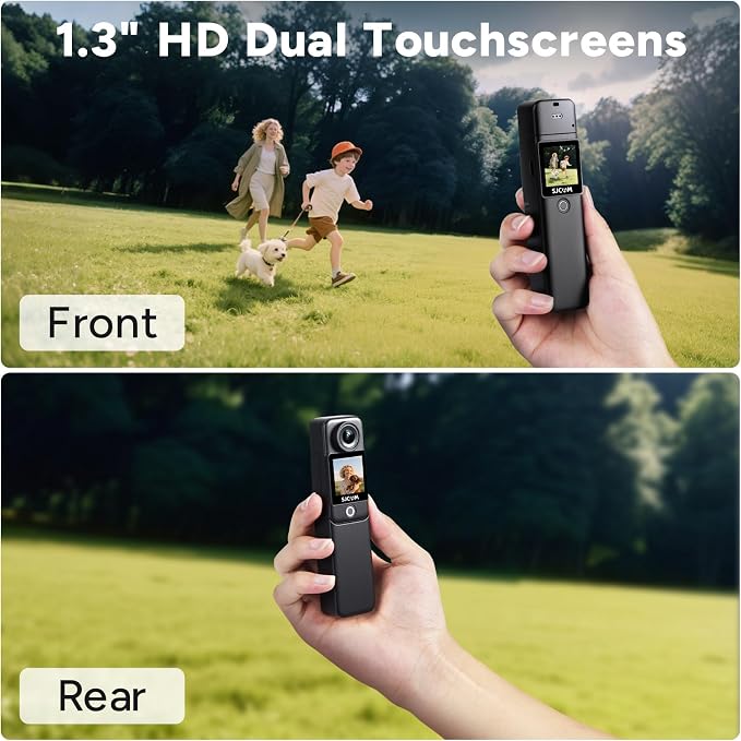 SJCAM C300 Pocket Action Camera 4K, 7Hour Power, 6-Axis Stabilization, - Image 4