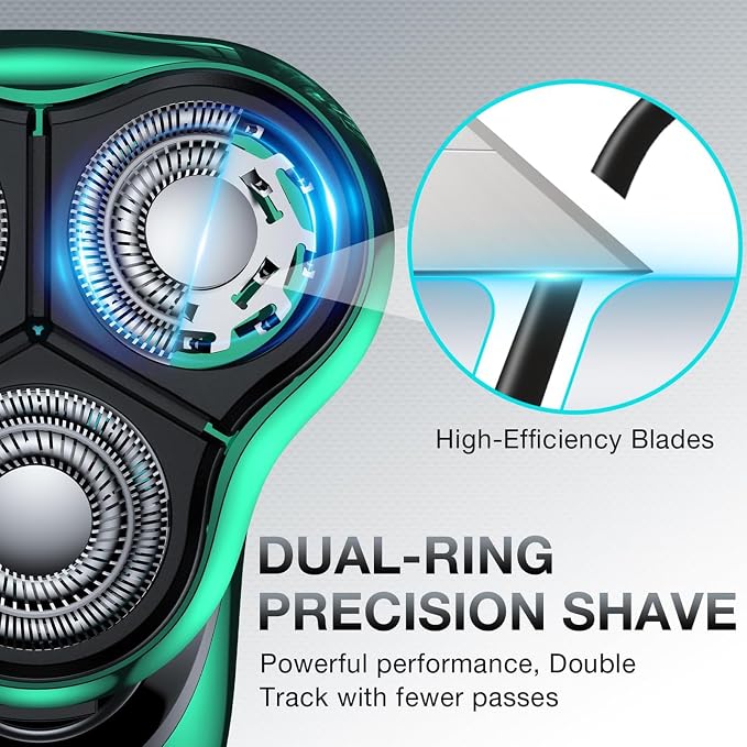 Electric Razor for Men, Rechargeable Shaver - Image 3