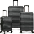 U.S. Traveler Boren Polycarbonate Hardside Rugged Travel Suitcase Luggage by USTraveler