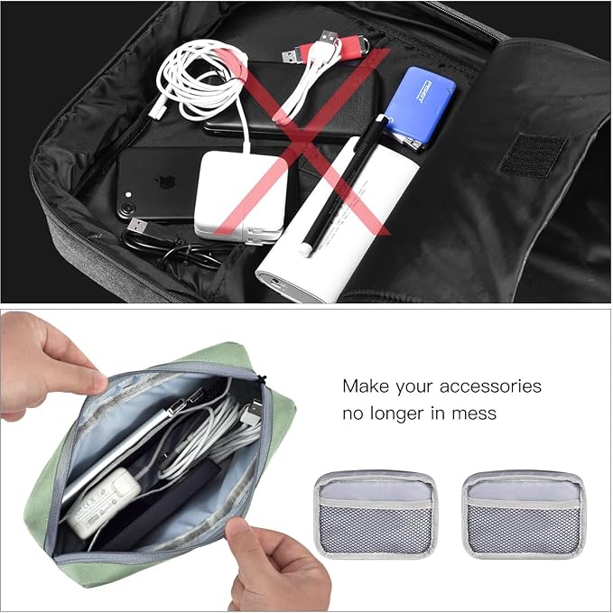 imComor Universal Electronics Accessories Case Bag, Power Adapter, Laptop Mouse - Image 5