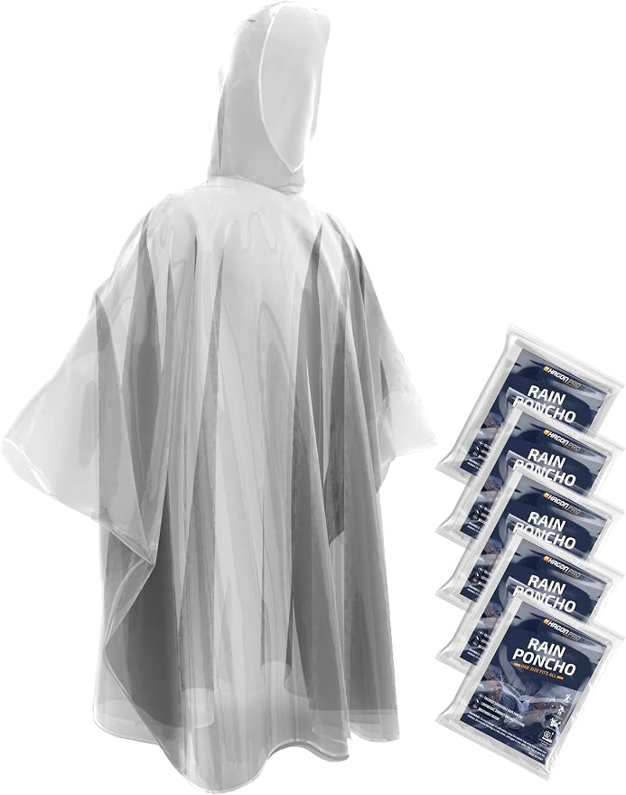 Hagon PRO Disposable Rain Ponchos by HagonPRO