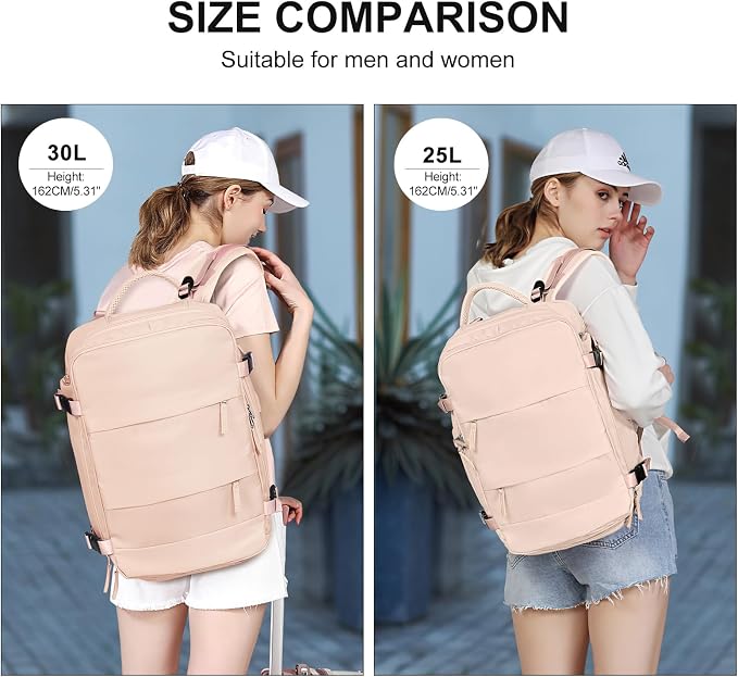 coowoz Travel Backpack For Women Men, Carry On Backpack, Hiking Backpack - Image 9