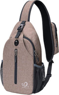 WATERFLY Crossbody Sling Backpack Sling Bag Travel Hiking Chest Bag Daypack by Waterfly