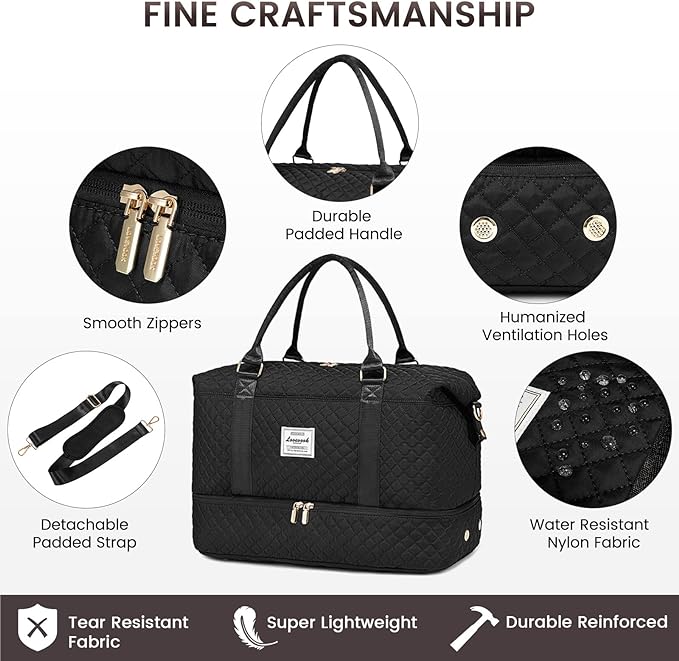 LOVEVOOK Travel Duffle Bag, Weekender Bags - Image 6