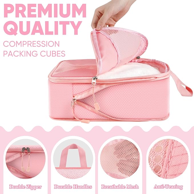 8 Set Compression Packing Cubes - Image 5
