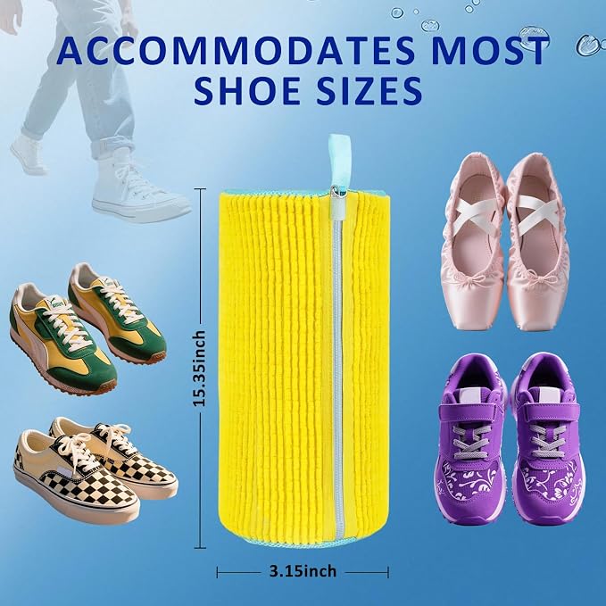 Shoe Washing Machine Bag Reusable Shoe Cleaning Bag - Image 2