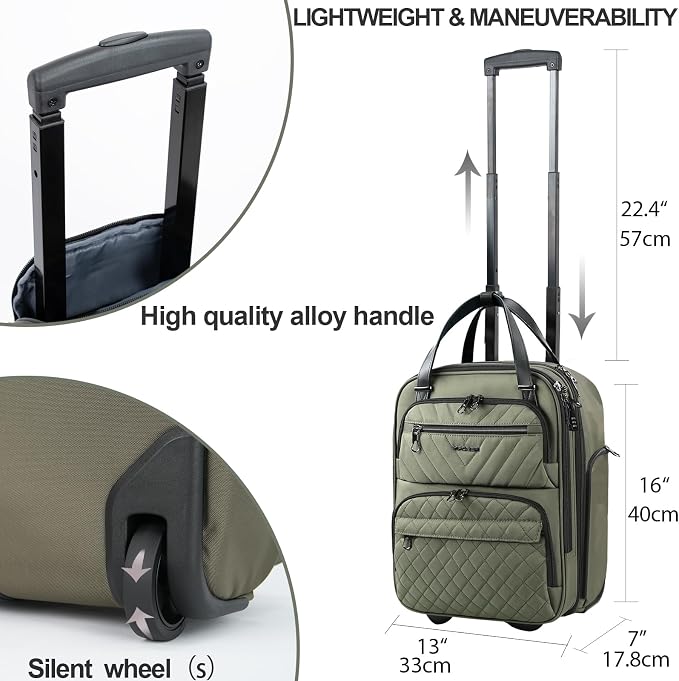 KROSER Carry On Underseat Multi-functional, 16-inch Underseater Lightweight - Image 3