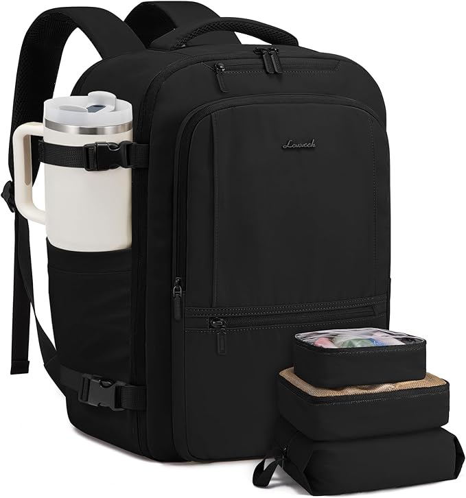 LOVEVOOK Travel Backpack for Women & Men, 60L Large Carry On Backpack Airline by LOVEVOOK