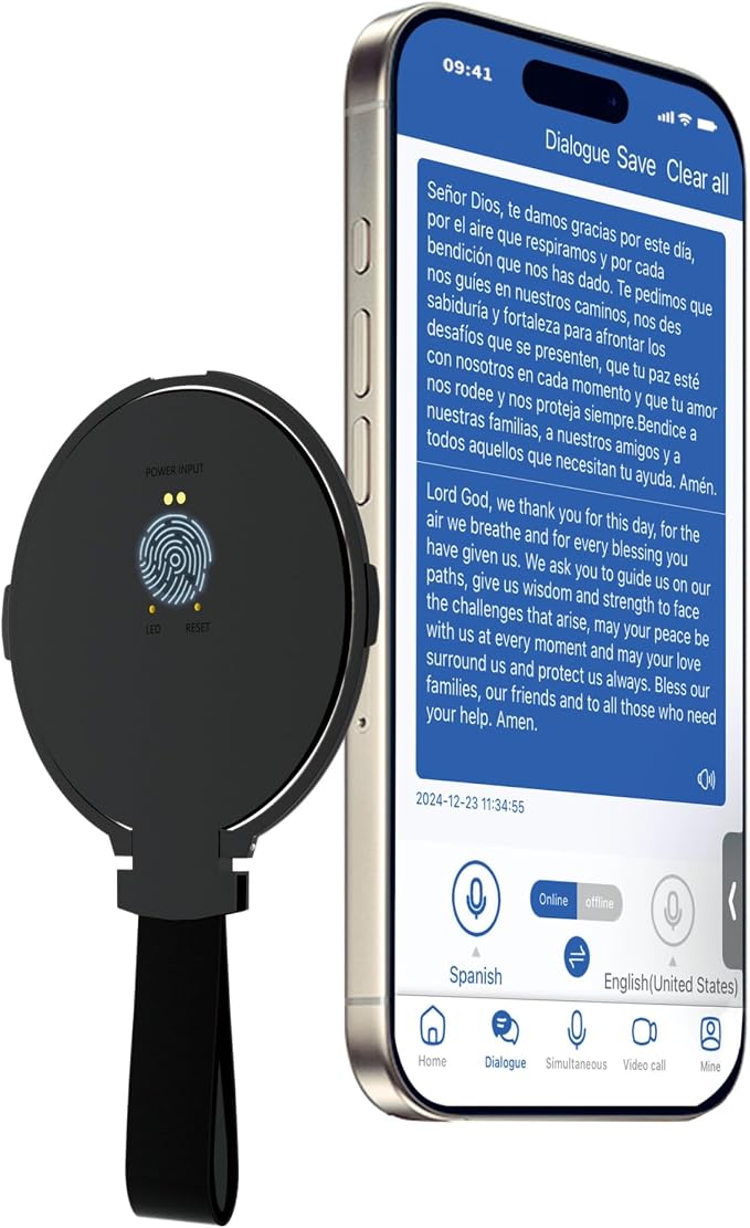 Language Translator Device for All Languages, Pocket AI Real Time Translation by Unknown