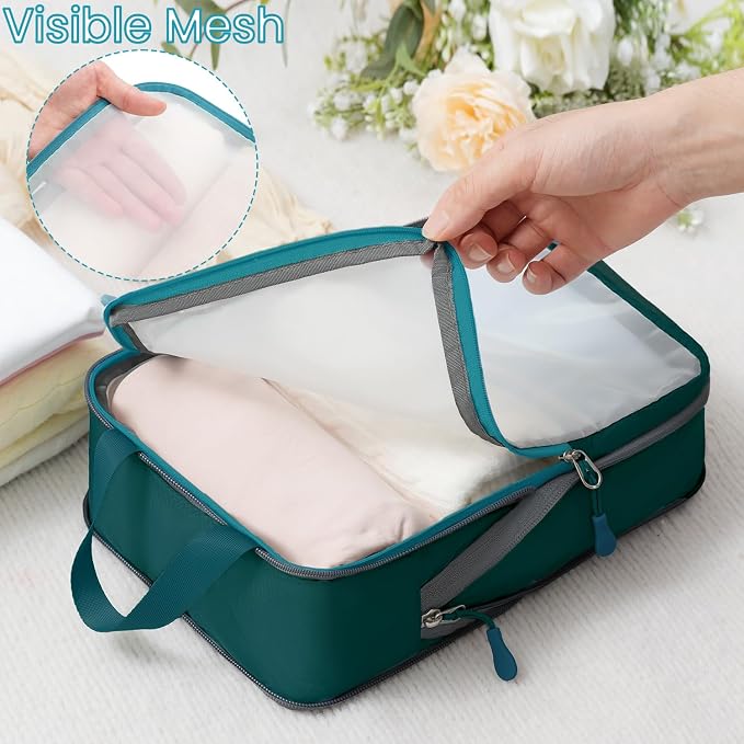 BAGAIL 6 Set Ultralight Compression Packing Cubes Packing Organizer - Image 4