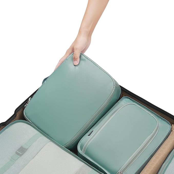 BAGAIL 8 Set Packing Cubes Luggage Packing Organizers - Image 6