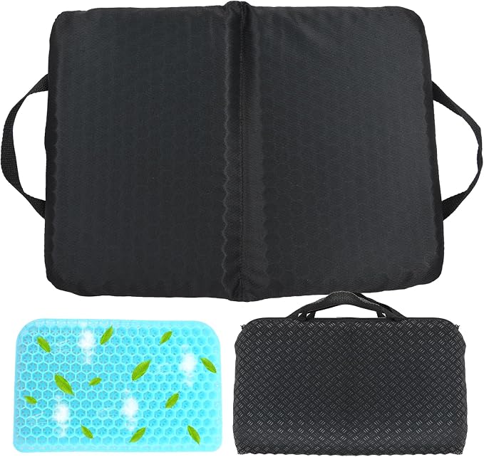 New Upgraded Portable Seat Cushion Foldable Travel Cushion, by Wllead