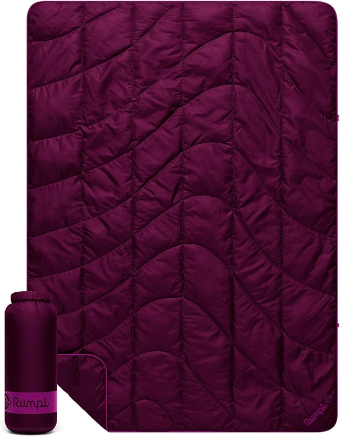 Rumpl Travel Puffy Blanket, Ultra-Packable Travel-Size Warmth and Comfort by Rumpl