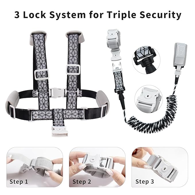 Toddler Leashes + Anti Lost Wrist Link - Image 3
