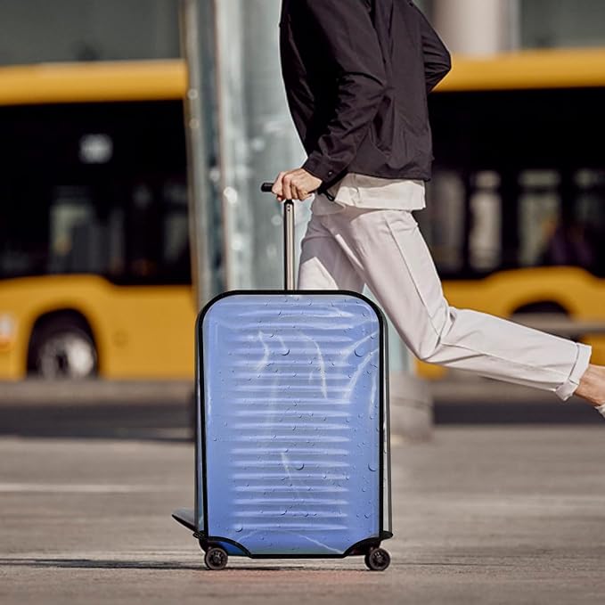 Suitcase Cover for 30" Luggage TSA Approved Clear PVC Thickened Protective - Image 6