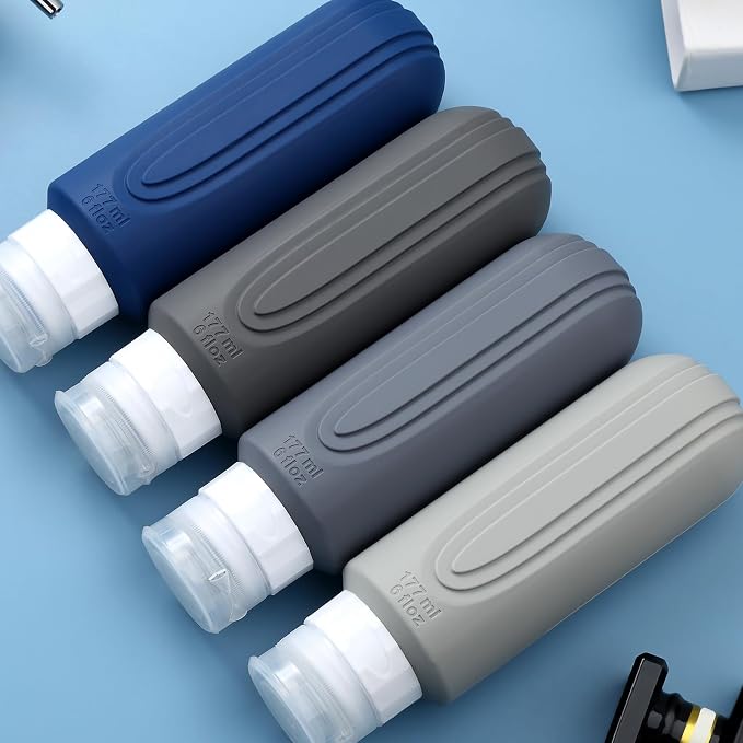 Travel Bottles for Toiletries, Large 6oz Oversize Containers, BPA Free Leak - Image 6
