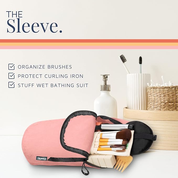 Toiletry Bag Kit Set: Hanging Travel Toiletry Bag + 311 TSA Cosmetic Liquid Bag - Image 6