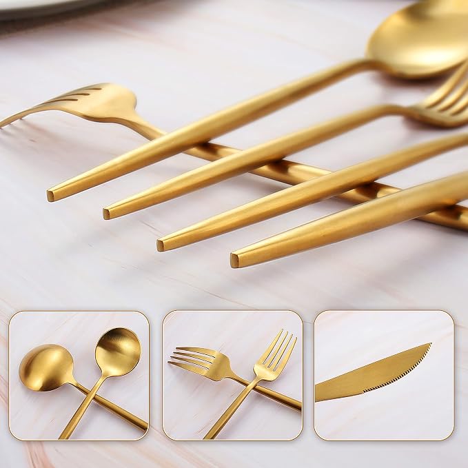 60-Piece Stainless Steel Flatware Set - Image 4