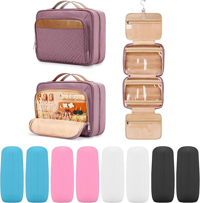 Travel Hanging Toiletry Bag for Women and Men, by COOSKY