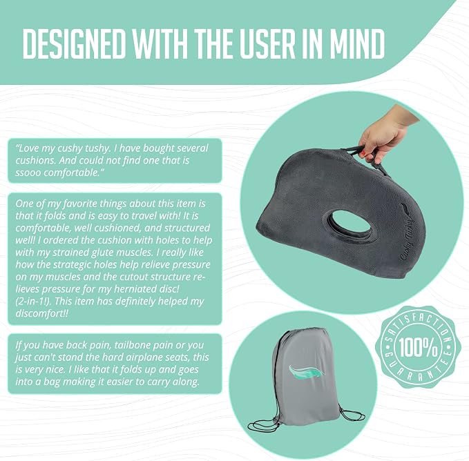 Foldable Sit Bone Seat Cushion - Image 9