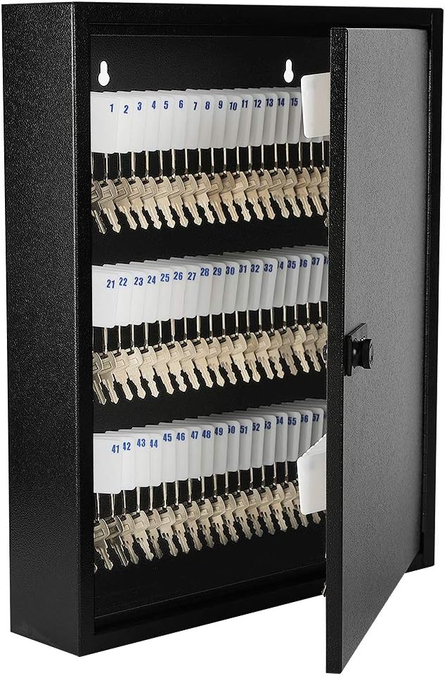 KYODOLED 100Keys Key Cabinet Organizer, Key Lock Box Wall Mount - Image 4