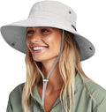 FURTALK Sun Hats for Women Ponytail UPF 50+ Beach Summer Hat Wide Brim Packable by FURTALK